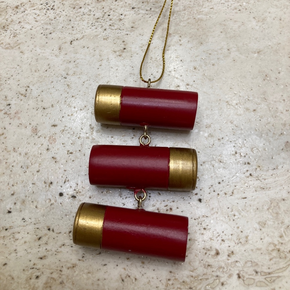 Shotgun Shell Christmas Tree Ornaments Hunting Holiday Decorations